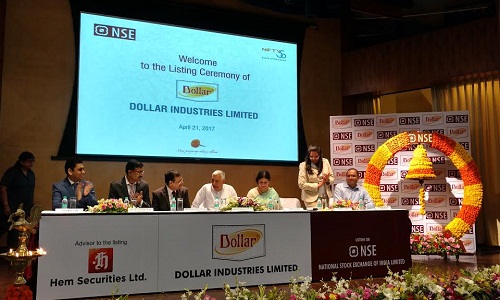 Dollar Industries forays on the National Stock Exchange