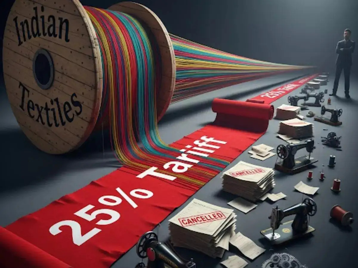 Hanging by a Thread: US Tariffs cripple Indian textile exports, orders drop 70%