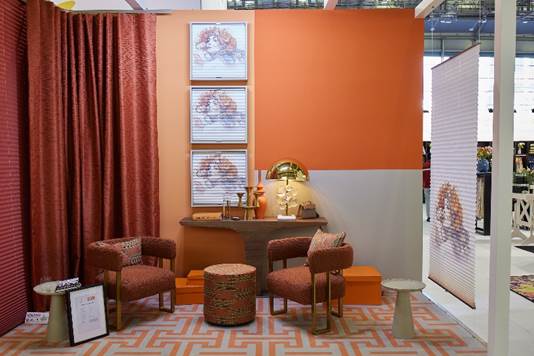 A holistic range of interior design products on display at Heimtextil 2026