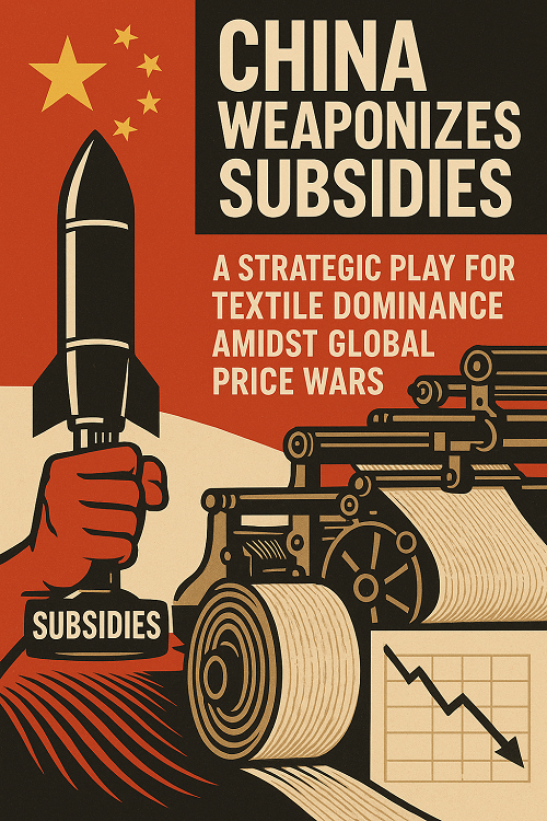 China Weaponizes Subsidies: A strategic play for textile dominance amidst global price wars