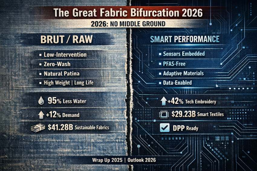 The Great Fabric Bifurcation: Why 2026 is the year of ‘Brut’ authenticity and ‘Hyper-Performance’