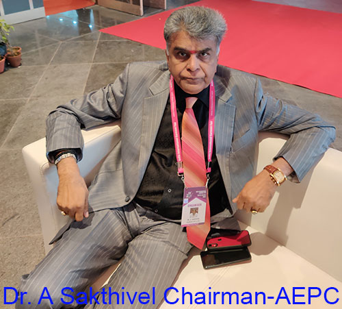 Dr A Saihtivel Chairman AEPC