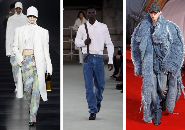 Unique interpretations rebound jeanswear at Milan Fashion Week 2023
